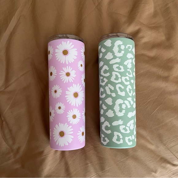 Festive Voice Travel Tumblers Stainless Steel Animal Print & Floral 22oz - Picture 2 of 6